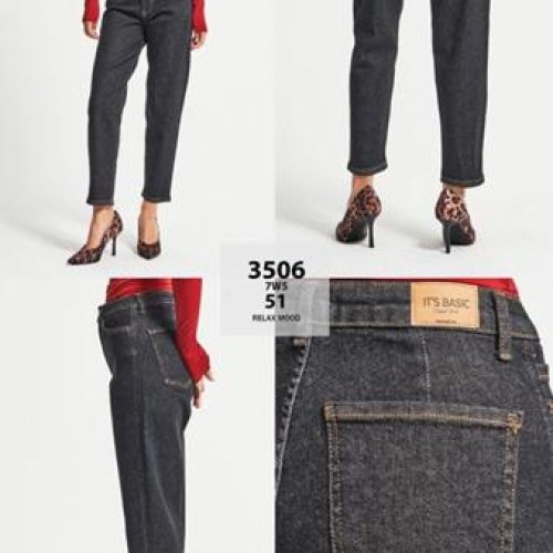 Джинсы Jeans Style (34-42) 3506-7W5-51 d.grey (деми) Jeans Style 3506-7W5-51 d.grey