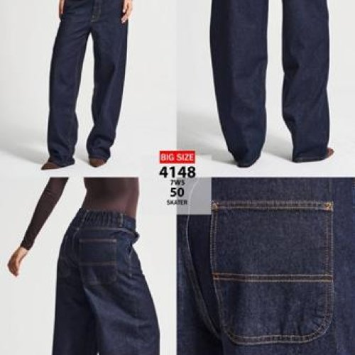 Джинсы Jeans Style (38-48) 4148-7W5-50 blue (деми) Jeans Style 4148-7W5-50 blue