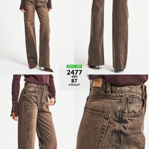 Джинсы Jeans Style (32-36) 2477-4W5-87 brown (деми) Jeans Style 2477-4W5-87 brown