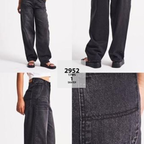 Джинсы Jeans Style (34-40) 2952-17W5-1 d.grey (деми) Jeans Style 2952-17W5-1 d.grey