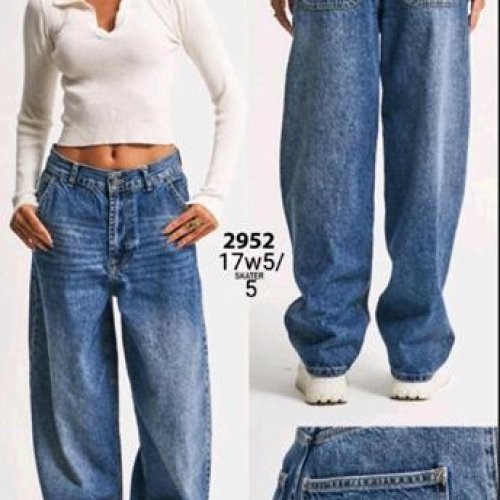 Джинсы Jeans Style (34-40) 2952-17W5-5 blue (деми) Jeans Style 2952-17W5-5 blue