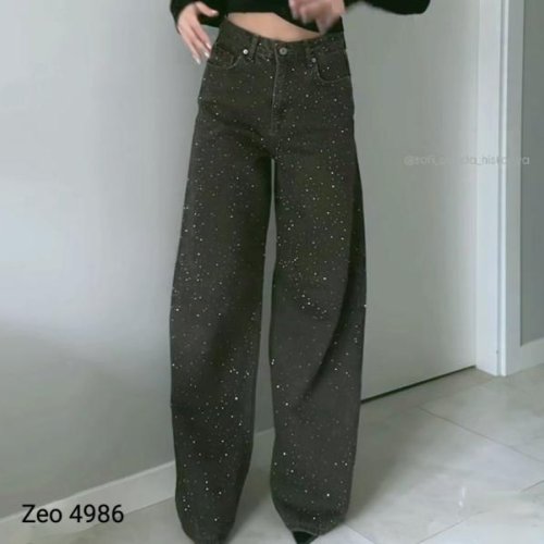 Джинсы Jeans Style (34-42) 4986 khaki (деми) Jeans Style 4986 khaki