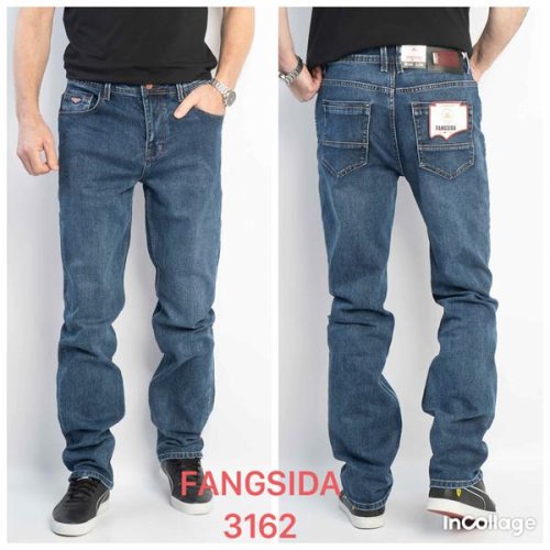 Джинсы Fangsida (34-42) 3162 blue (деми) Fangsida 3162 blue