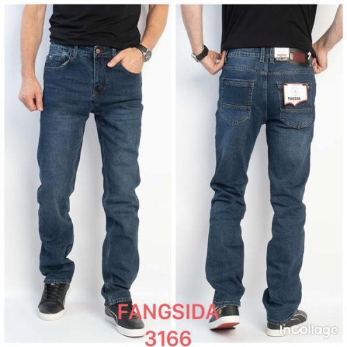 Джинсы Fangsida (32-42) 3166 blue (деми) Fangsida 3166 blue
