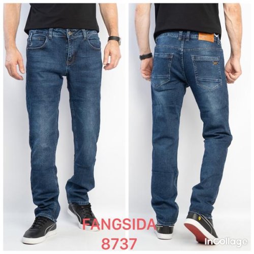 Джинсы Fangsida (29-38) 8737 blue (деми) Fangsida 8737 blue