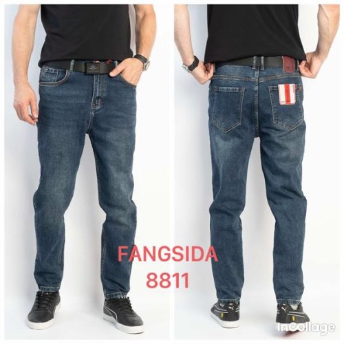 Джинсы Fangsida (32-34) 8811 blue (деми) Fangsida 8811 blue