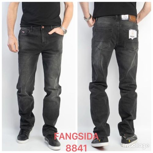 Джинсы Fangsida (31-38) 8841 d.grey (деми) Fangsida 8841 d.grey