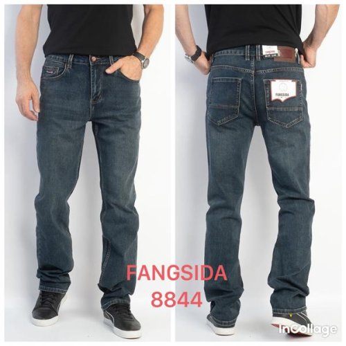 Джинсы Fangsida (32-38) 8844 blue (деми) Fangsida 8844 blue