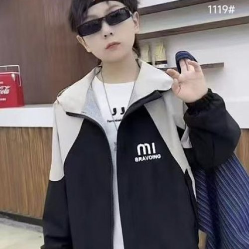 Куртка Flong (8-11) 1119 black (деми) Flong 1119 black