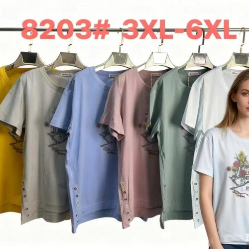 Футболка Monarlir (3XL-6XL) 8203 white (лето) Monarlir 8203 white