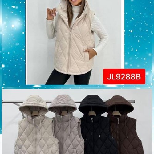 Жилетка Шаолинь (50-58) 9288B l.beige (деми) Шаолинь 9288B l.beige