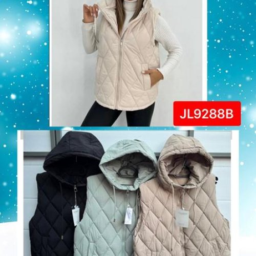 Жилетка Шаолинь (50-58) 9288B black (деми) Шаолинь 9288B black