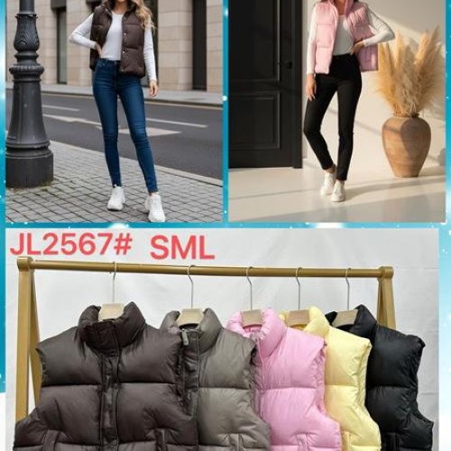 Жилетка Шаолинь (S-L) 2567 black (деми) Шаолинь 2567 black