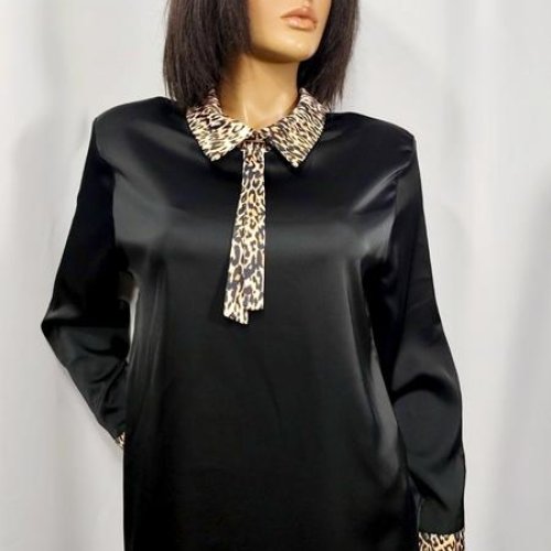 Свитер LIDA (52-62) 8738 black (деми) LIDA 8738 black