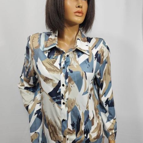 Рубашка LIDA (52-62) 7875  blue (деми) LIDA 7875  blue