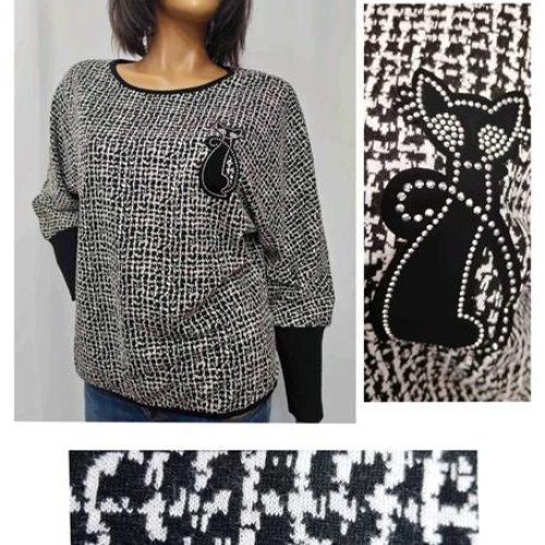 Свитер LIDA (52-62) 9386 grey (деми) LIDA 9386 grey