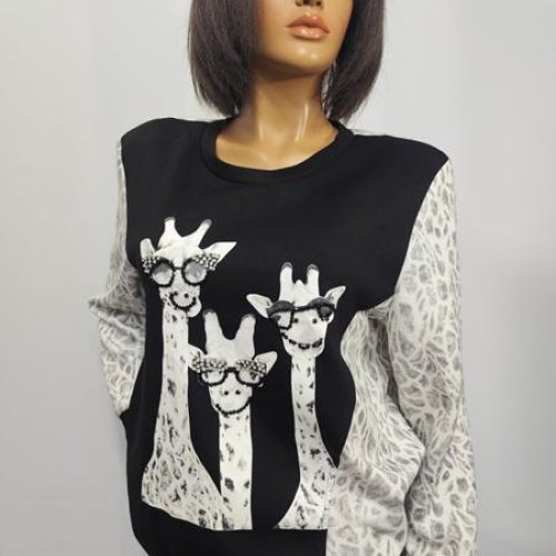 Свитер LIDA (52-62) 8125 black (деми) LIDA 8125 black