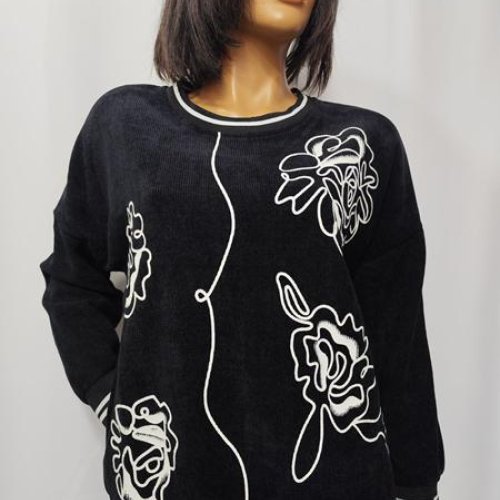 Свитер LIDA (50) 8295 black (деми) LIDA 8295 black