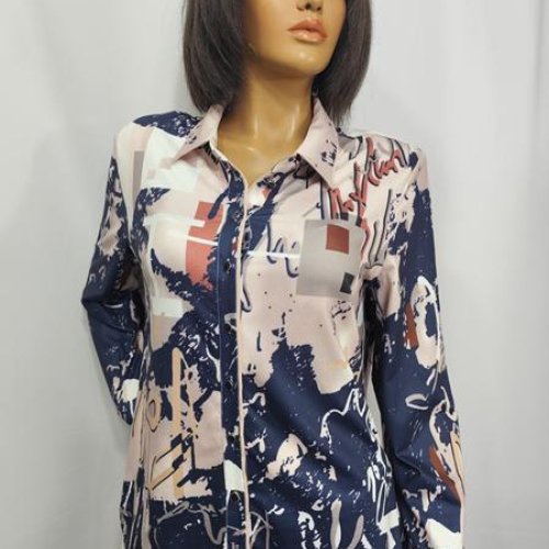 Рубашка LIDA (52-62) 060 blue (деми) LIDA 060 blue