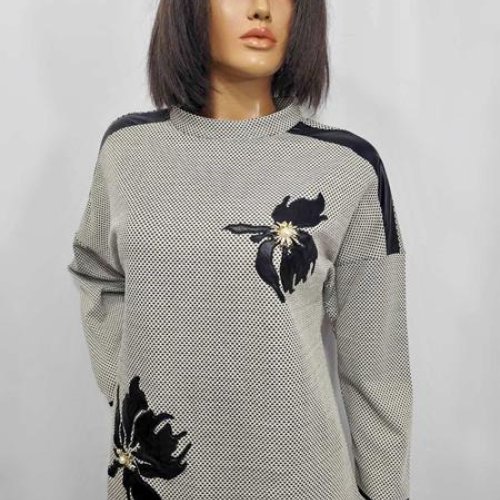 Свитер LIDA (52-62) 0453 grey (деми) LIDA 0453 grey