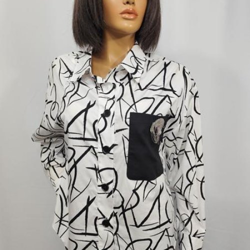 Рубашка LIDA (52-62) 8198 white (деми) LIDA 8198 white