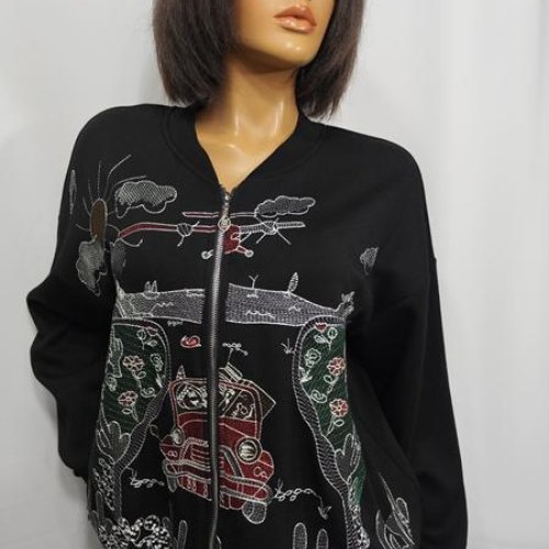 Кофта LIDA (52-62) 8788 black (деми) LIDA 8788 black