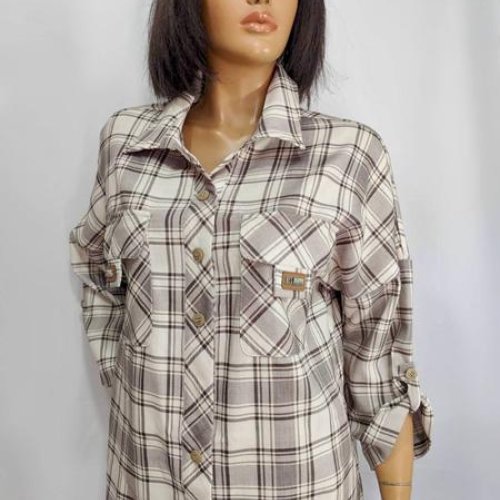 Рубашка LIDA (52-62) 0440-6 beige (деми) LIDA 0440-6 beige