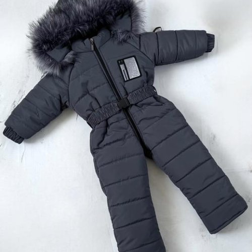 Комбинезон Moda school (86-98) 8465-1 d.grey (зима) Moda school 8465-1 d.grey