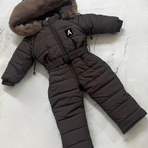 Комбинезон Moda school (86-98) 8465-1 chocolate (зима) Moda school 8465-1 chocolate