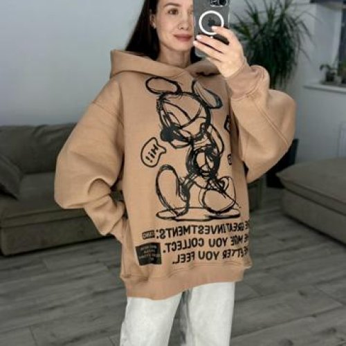 Худи S.Style (42-48) 290 beige (зима) S.Style 290 beige