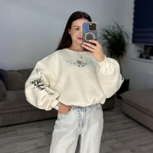 Свитер S.Style (42-48) 298-1 milk (зима) S.Style 298-1 milk