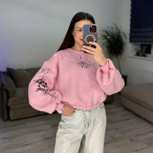 Свитер S.Style (42-48) 298-1 pink (зима) S.Style 298-1 pink