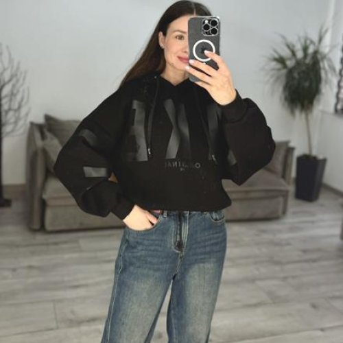 Худи S.Style (one size) 300 black (зима) S.Style 300 black