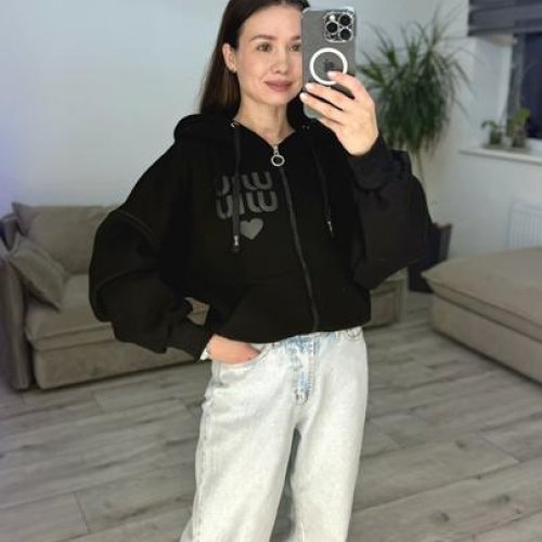 Кофта спорт S.Style (42-48) 51 black (зима) S.Style 51 black