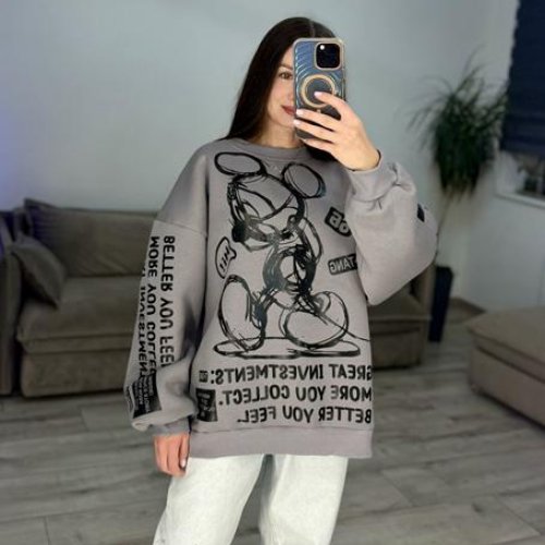 Свитер S.Style (one size) 630 d.grey (зима) S.Style 630 d.grey