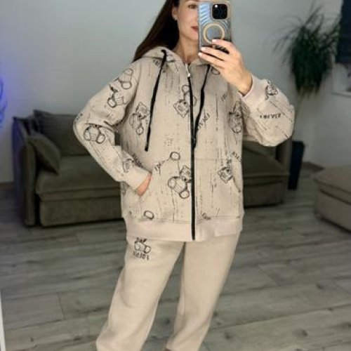 Костюм спорт S.Style (42-48) 635 beige (зима) S.Style 635 beige