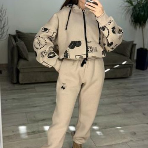 Костюм спорт S.Style (one size) 638 beige (зима) S.Style 638 beige