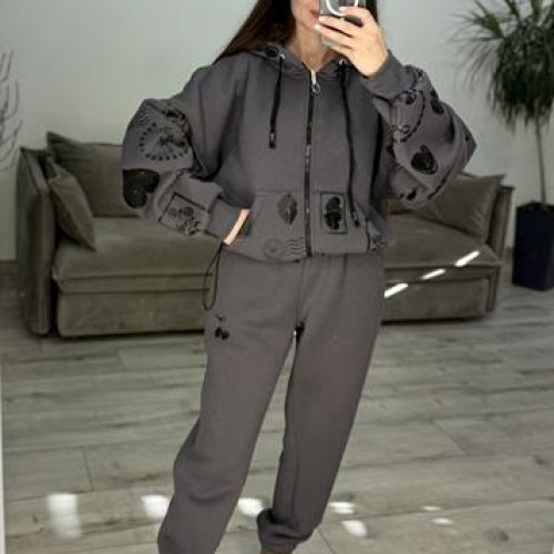 Костюм спорт S.Style (one size) 638-1 grey (зима) S.Style 638-1 grey