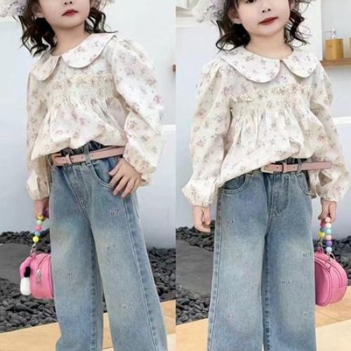 Джинсы Фунтик (1-5) W831 l.blue (деми) Фунтик W831 l.blue