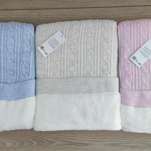 Плед Emir kids (90*80) 869 l.blue (зима) Emir kids 869 l.blue