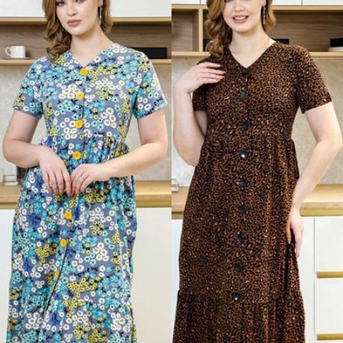 Халат Samo (44-54) SO199 brown (лето) Samo SO199 brown