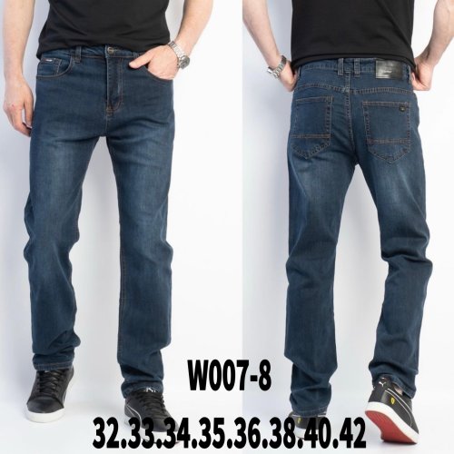 Джинсы God Baron (32-42) W007-8 blue (деми) God Baron W007-8 blue