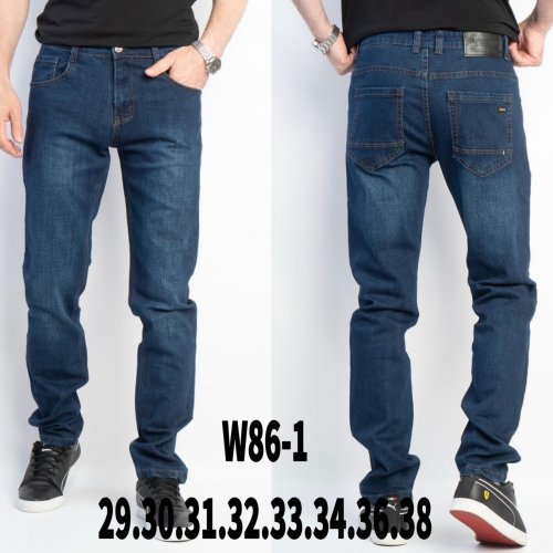 Джинсы God Baron (29-38) W86-1 blue (деми) God Baron W86-1 blue
