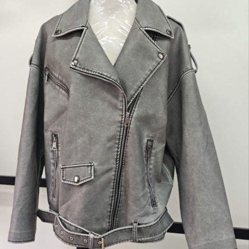 Куртка LiOpt (XL-4XL) F3601-X1 grey (деми) LiOpt F3601-X1 grey