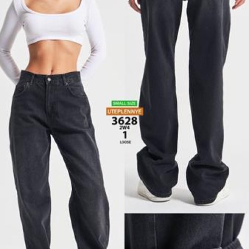 Джинсы Maxim Jeans (32-36) 3628 black (зима) Maxim Jeans 3628 black