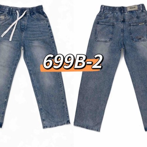 Джинсы Baron Jeans (M-3XL) 699B-2 blue (деми) Baron Jeans 699B-2 blue