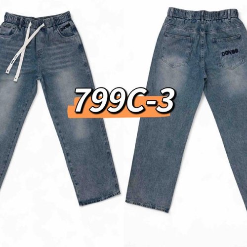 Джинсы Baron Jeans (M-3XL) 799C-3 blue (деми) Baron Jeans 799C-3 blue