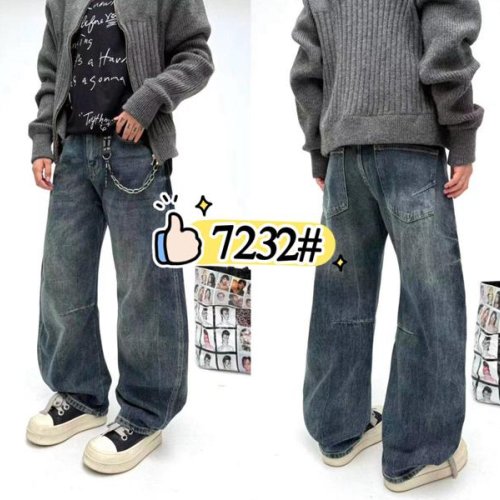 Джинсы Baron Jeans (S-2XL) 7732 blue (деми) Baron Jeans 7732 blue