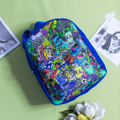 Рюкзак Luna-bag (27*23*11) 8826 navy-l.blue (деми) Luna-bag 8826 navy-l.blue