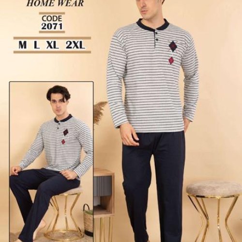 Пижама Vehuiah (M-2XL) 2071 grey (деми) Vehuiah 2071 grey